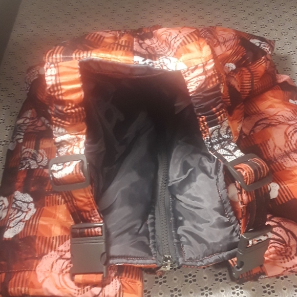 Pink Platinum rose and line bold color snow suit - Picture 7 of 16